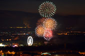 Feuerwerk auf der Leipziger Kleinmesse