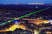 Laseraction &uuml;ber Leipzig